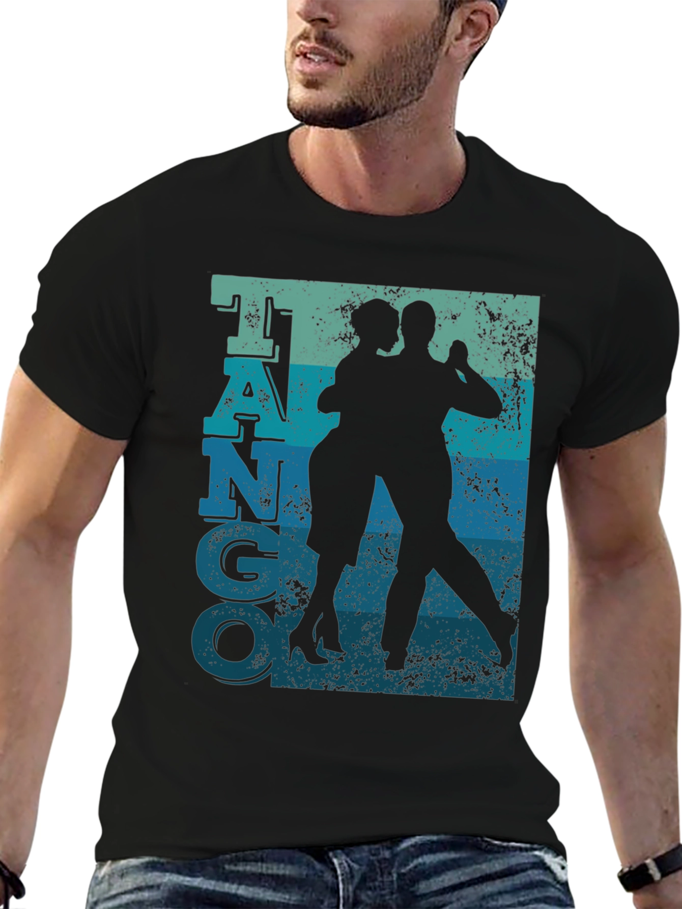 Tango Dance Graphic Tee - Retro Style Shirt