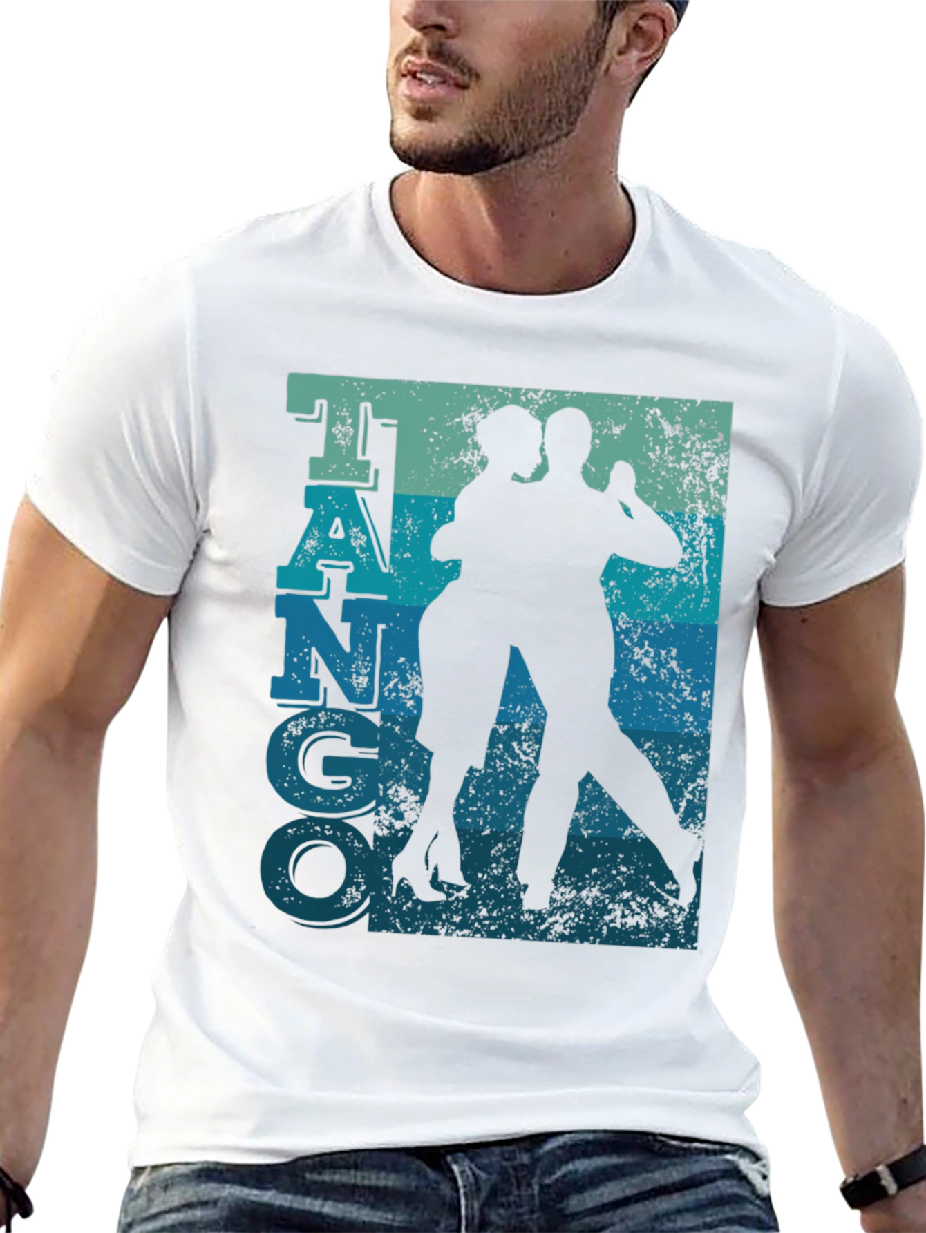 Tango Dance Graphic Tee - Retro Style Shirt