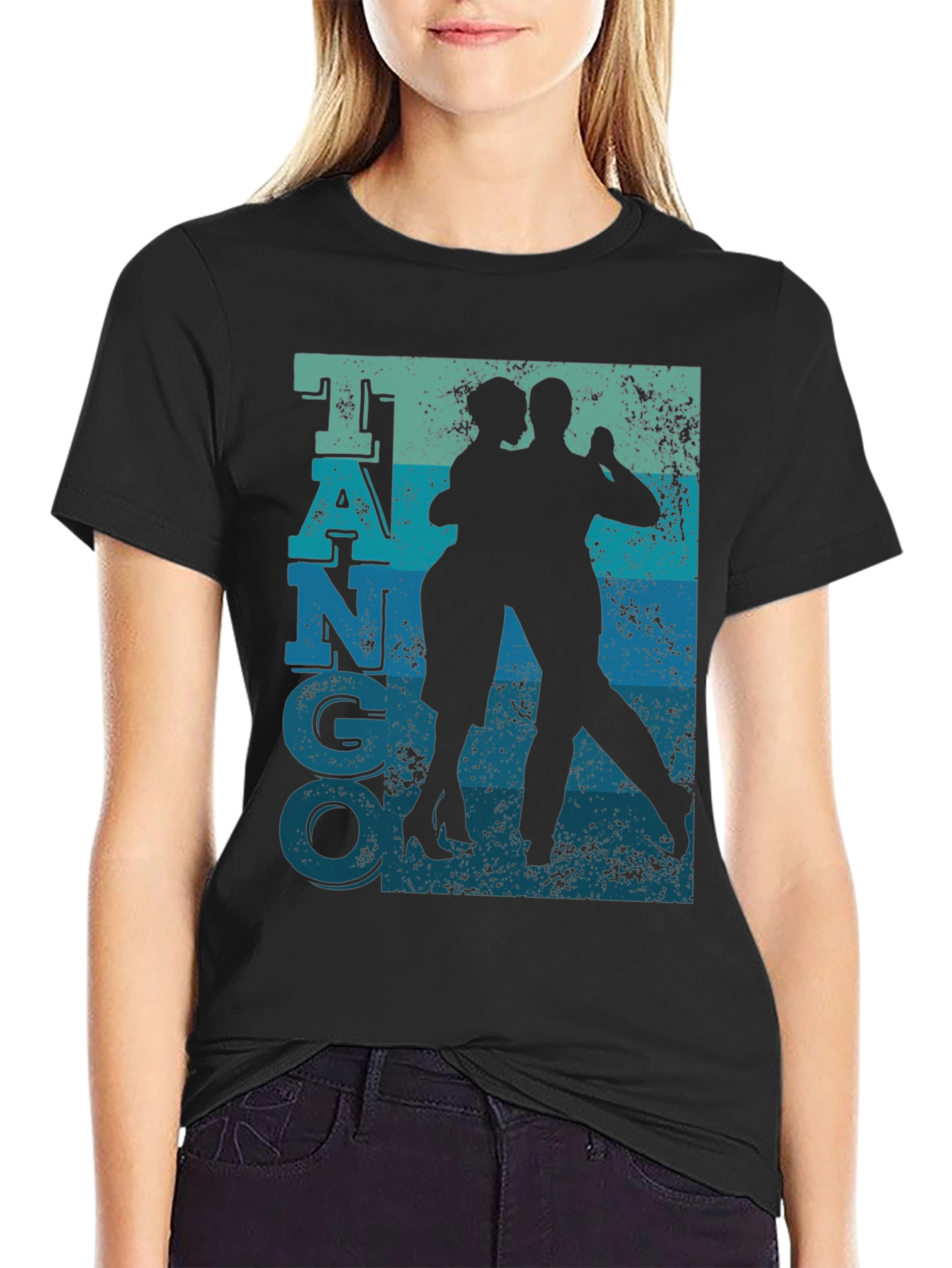 Tango Dance Graphic Tee - Retro Style Shirt