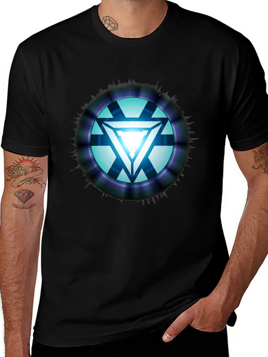 Arc Reactor Graphic T-Shirt - Sci-Fi Style