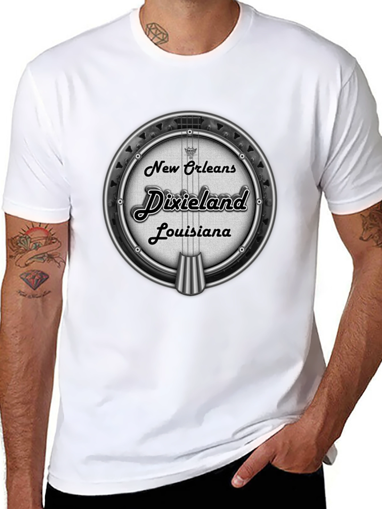 New Orleans Dixieland Banjo T-Shirt