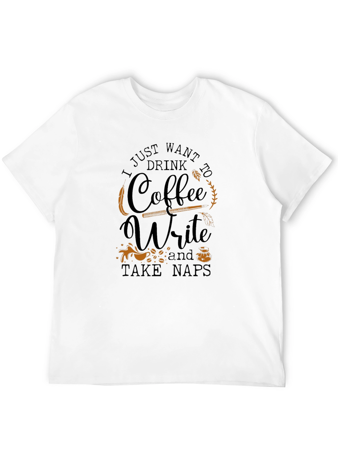 Coffee Write Naps Graphic Tee
