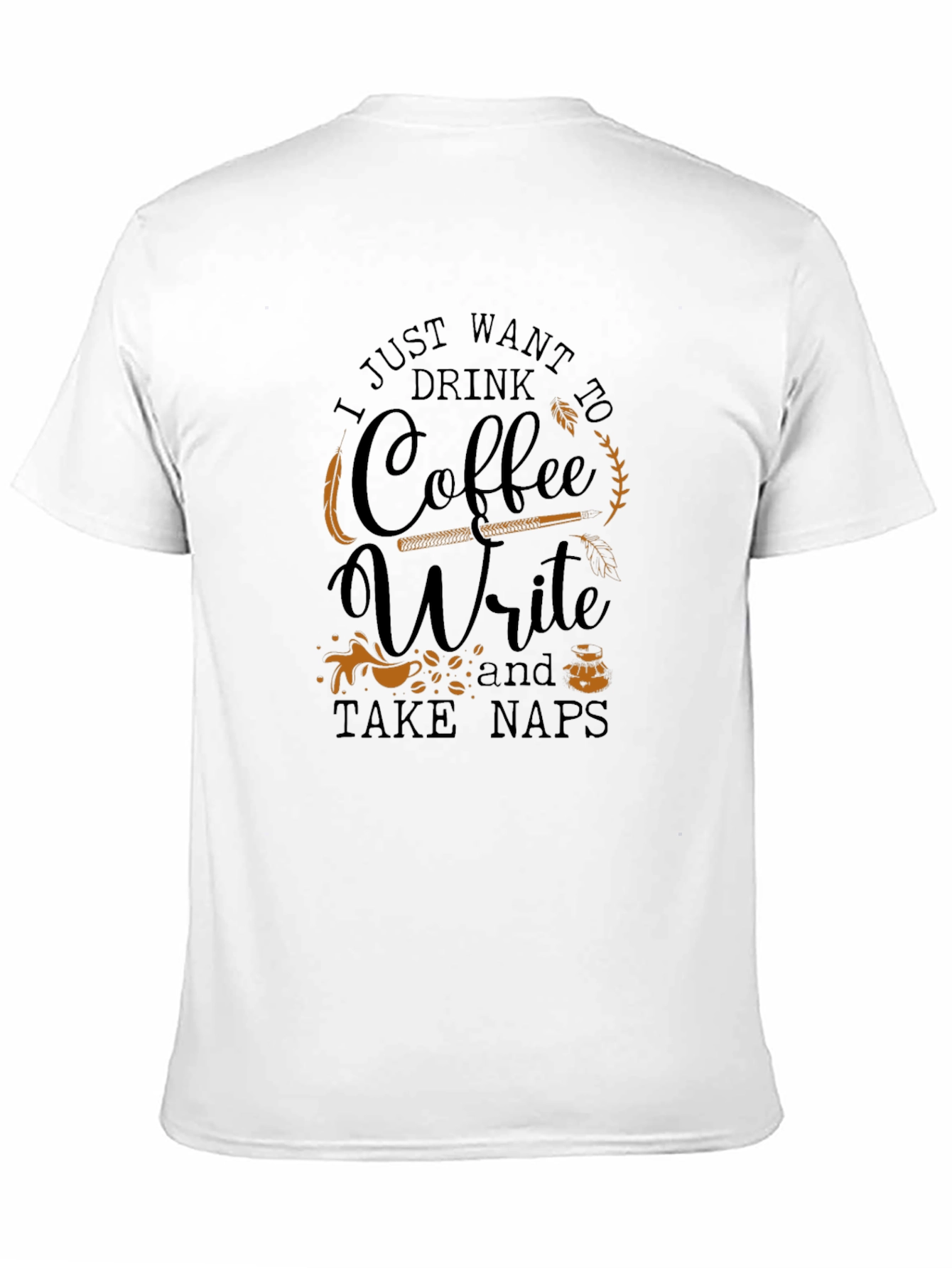 Coffee Write Naps Graphic Tee