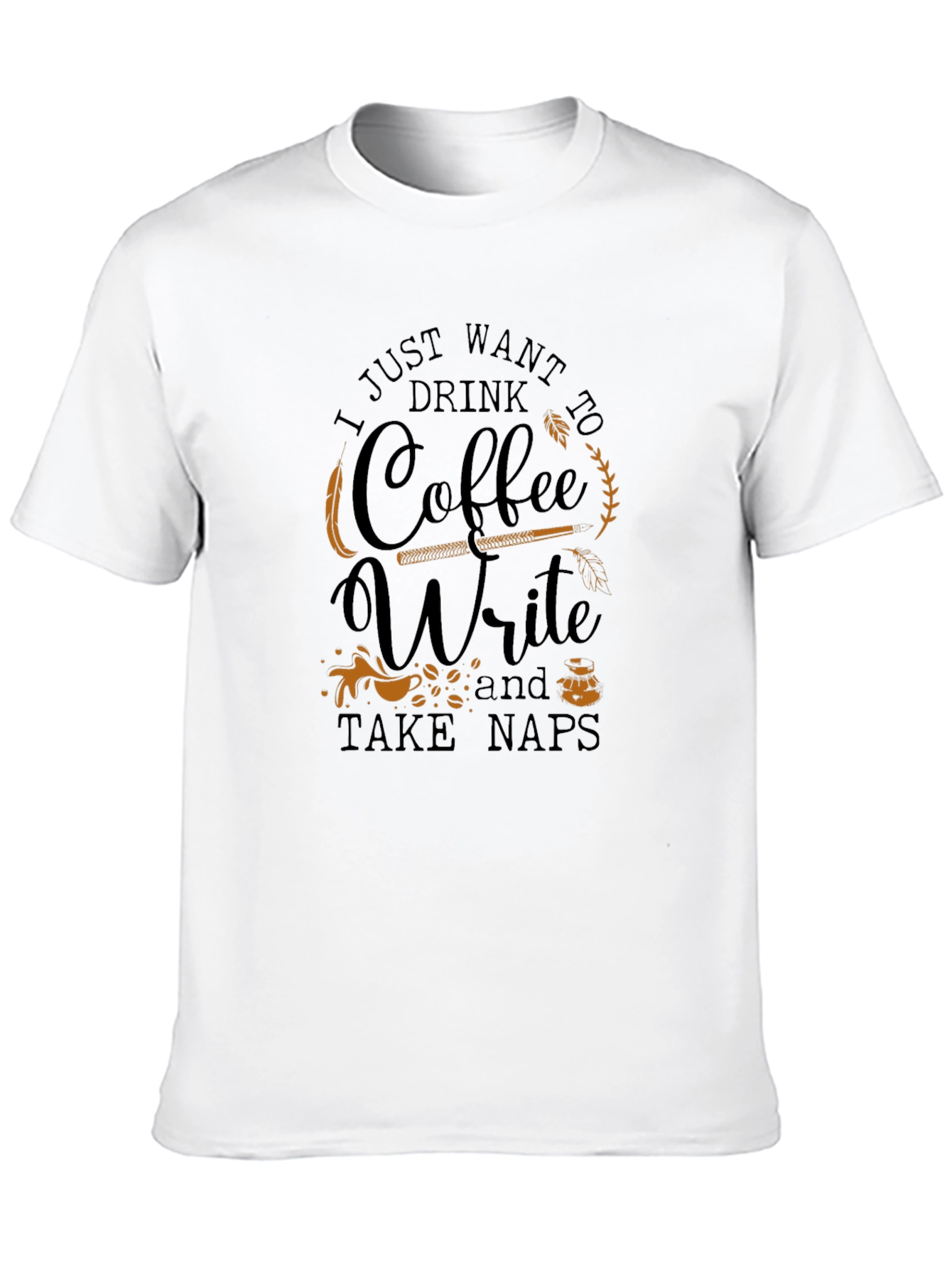 Coffee Write Naps Graphic Tee