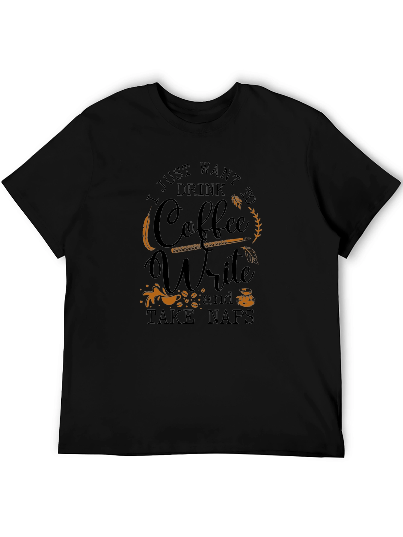 Coffee Write Naps Graphic Tee