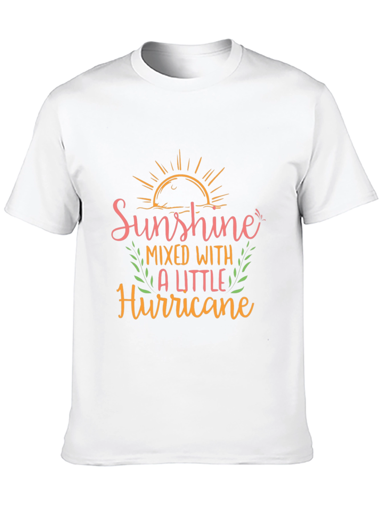 Sunshine Hurricane Graphic Tee - Black