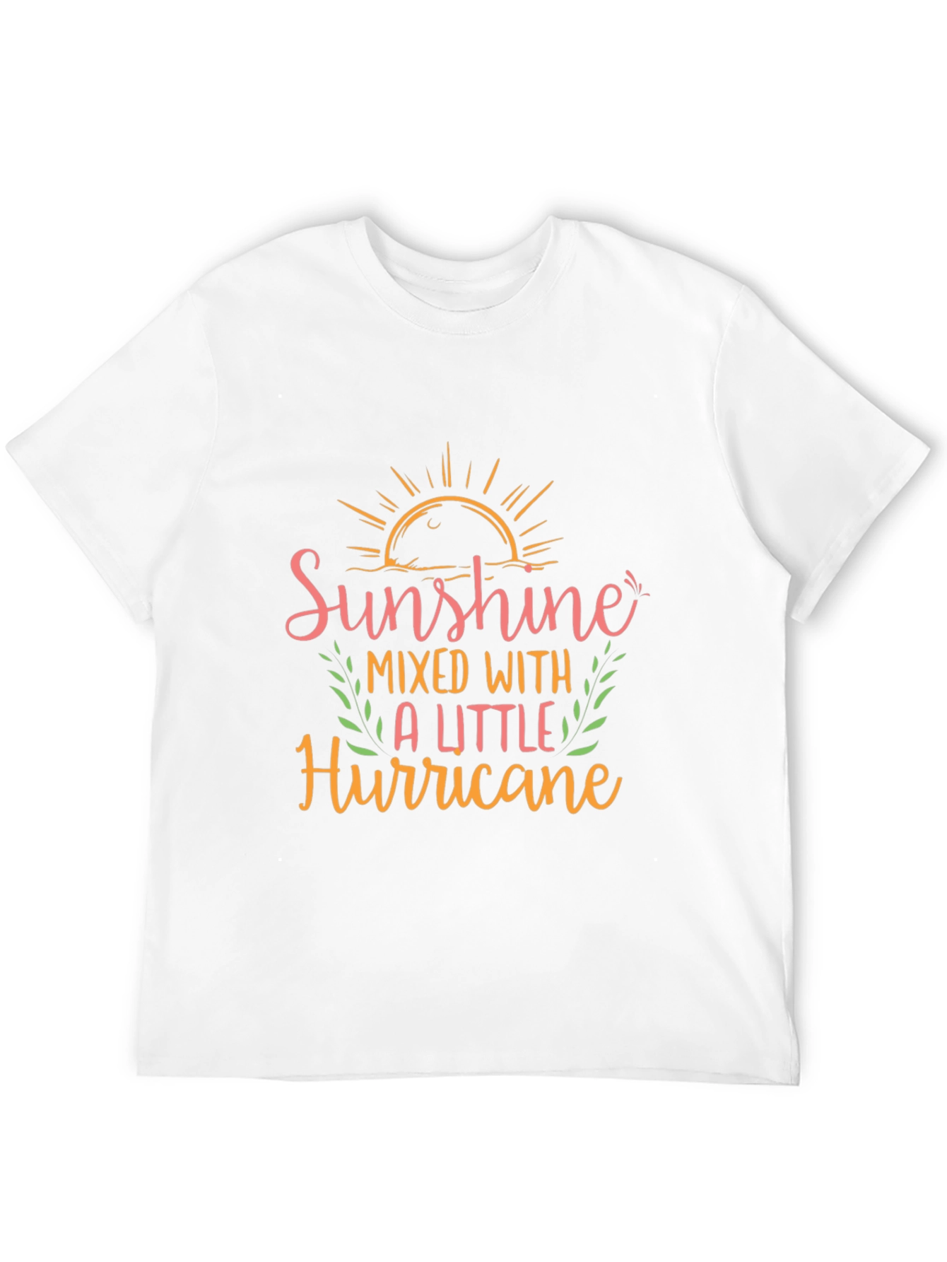 Sunshine Hurricane Graphic Tee - Black