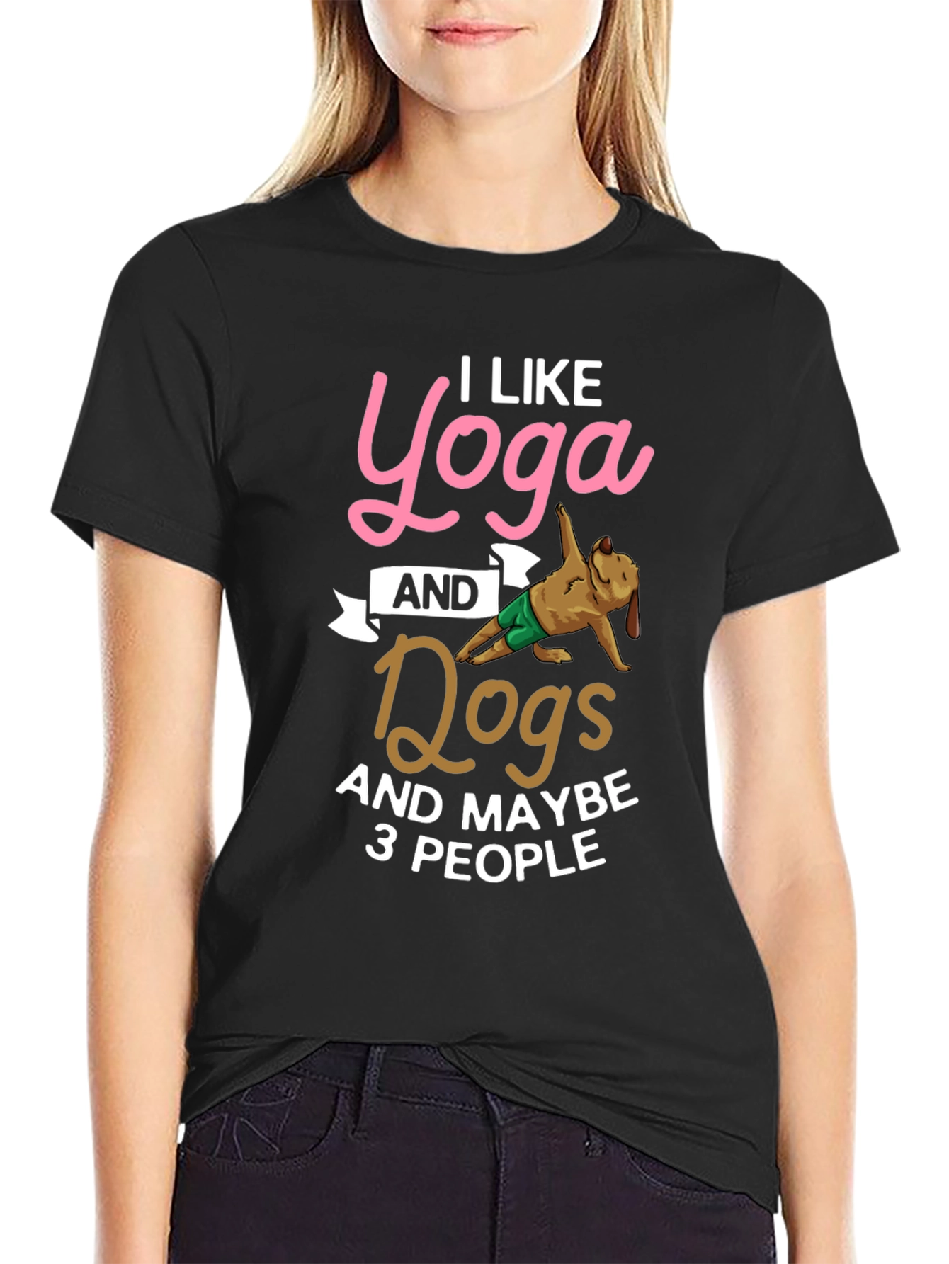 Yoga & Dogs Graphic Tee