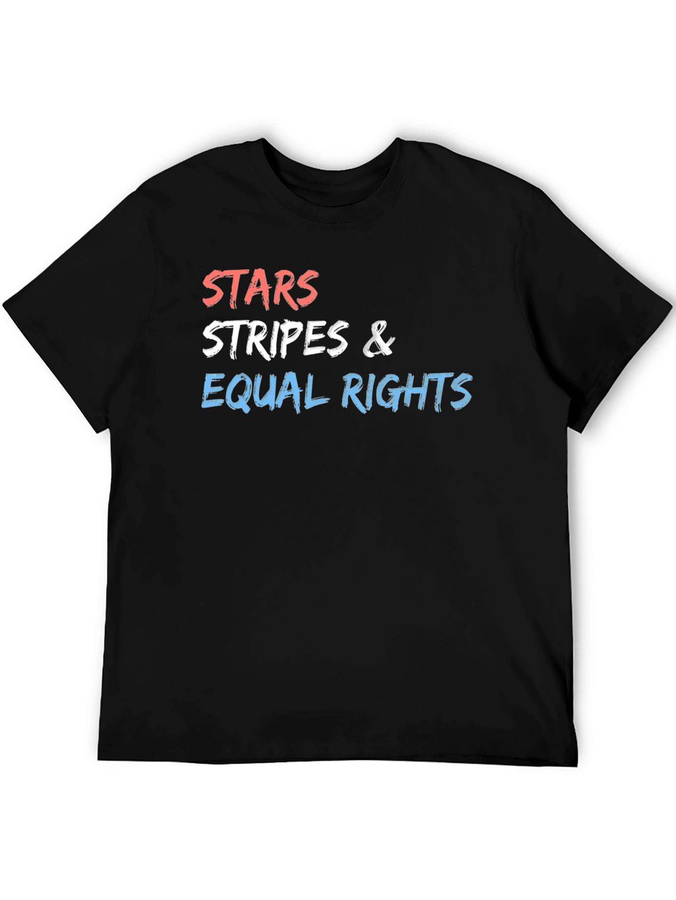 Stars Stripes Equal Rights Graphic Tee