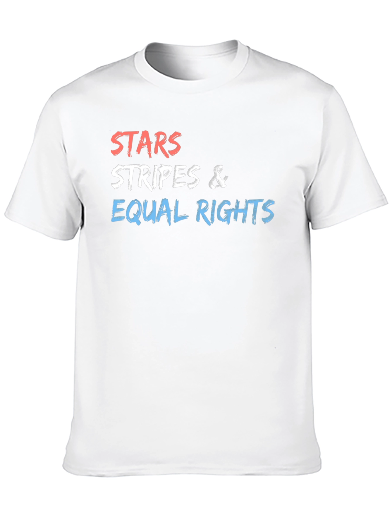 Stars Stripes Equal Rights Graphic Tee