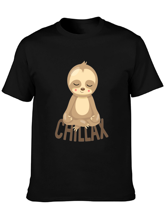 Chillax Sloth T-Shirt - Meditation & Relaxation Tee