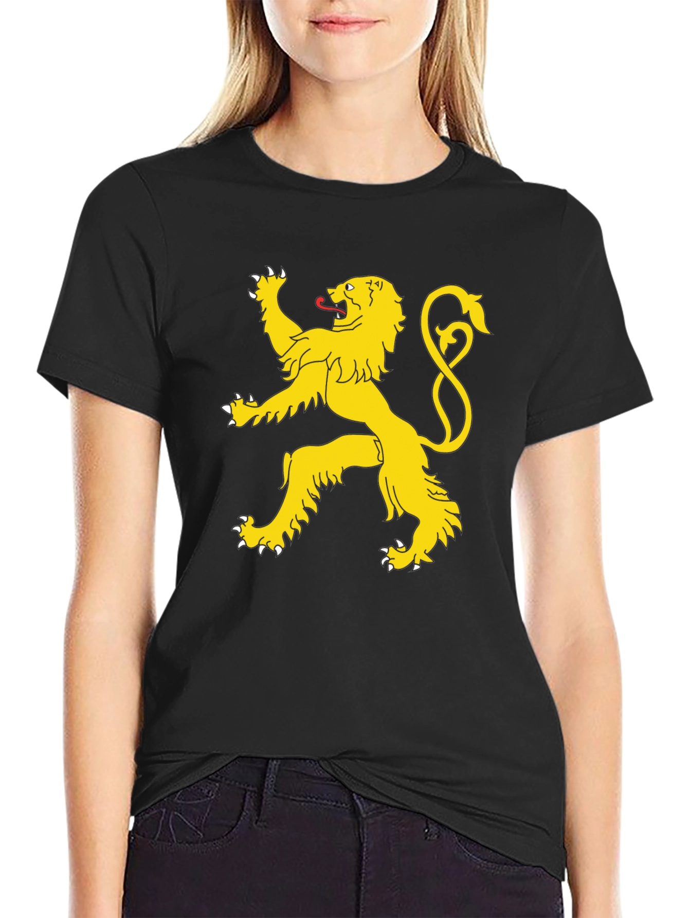 Lion Rampant Graphic Tee - Black T-Shirt