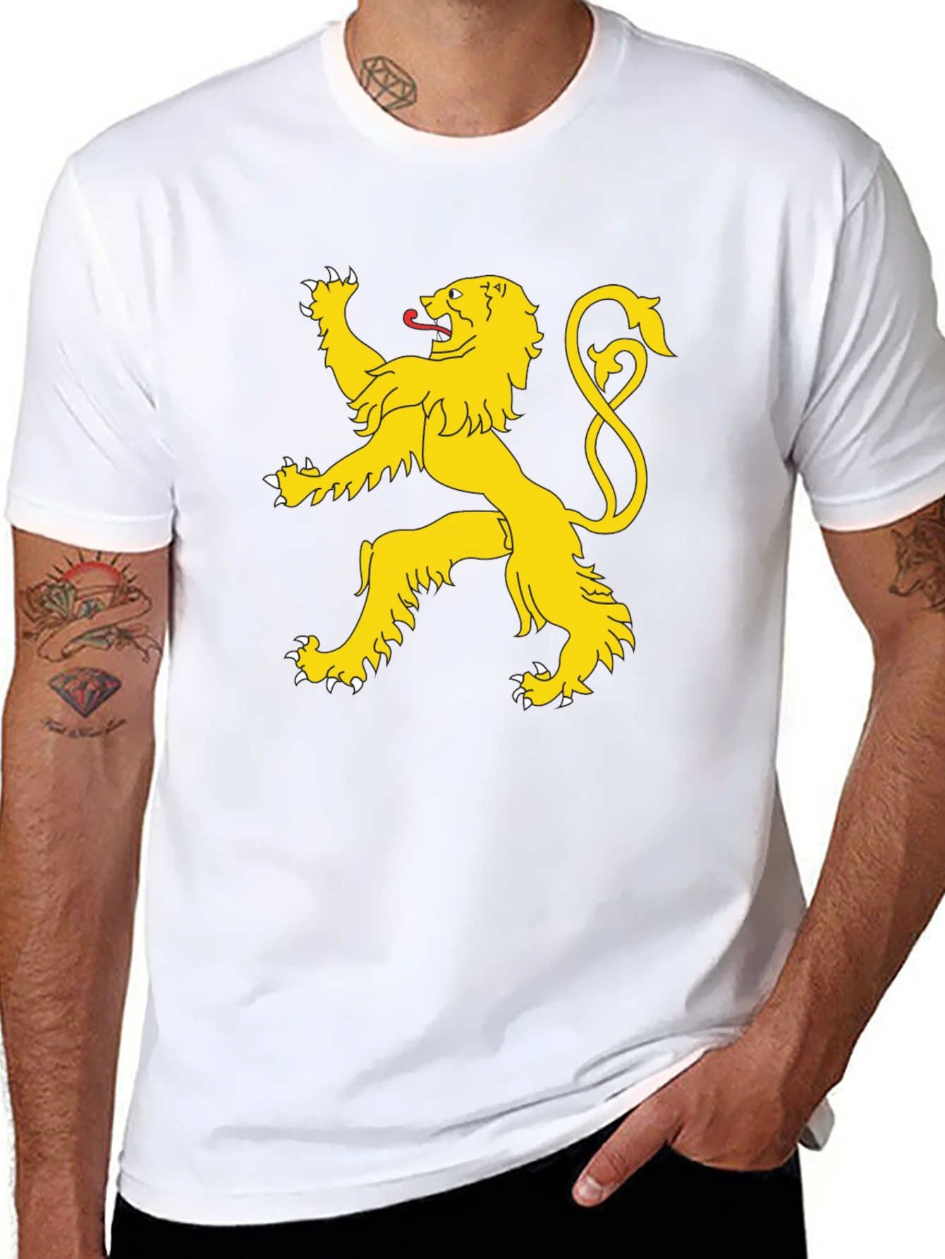 Lion Rampant Graphic Tee - Black T-Shirt