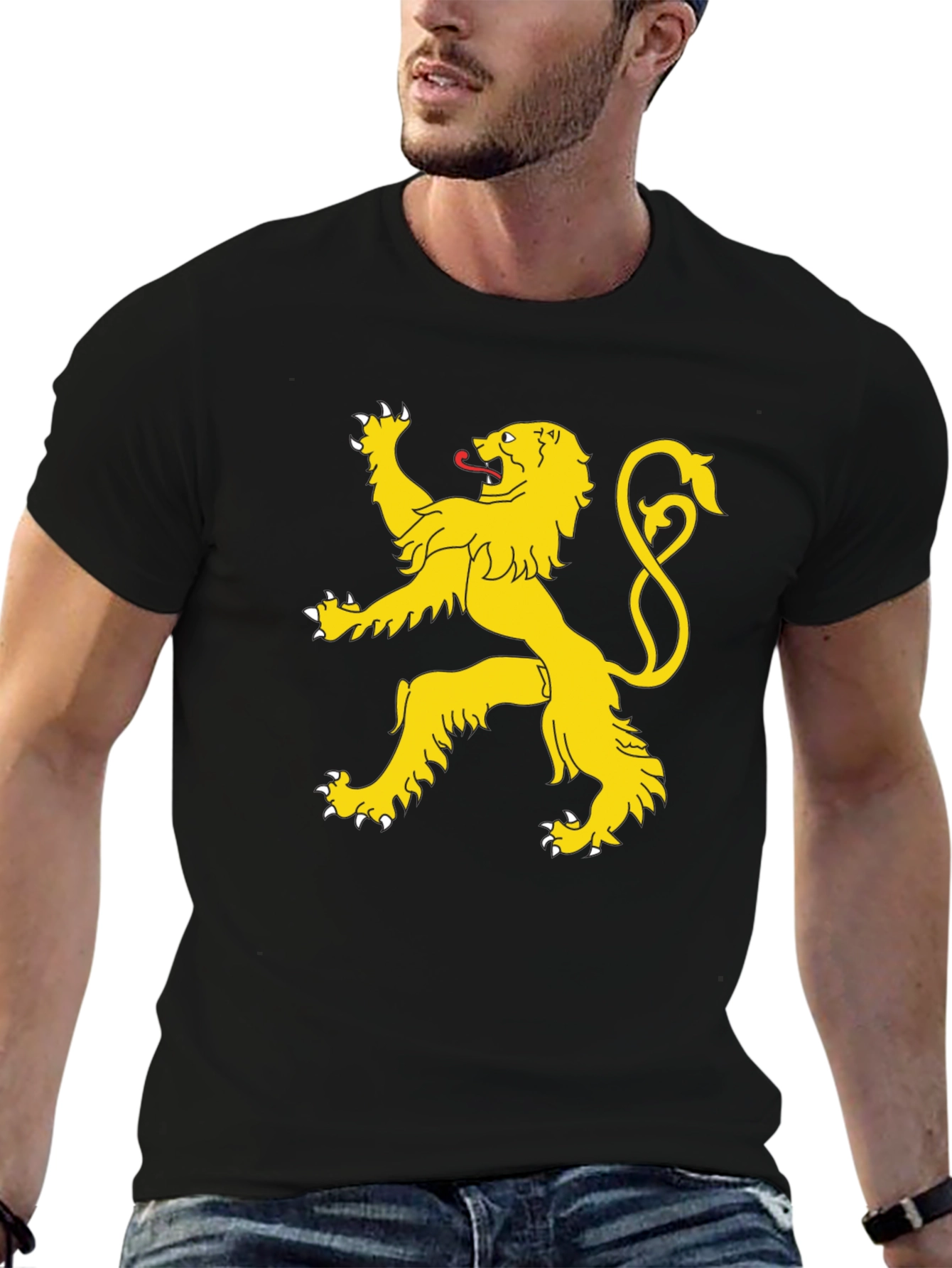 Lion Rampant Graphic Tee - Black T-Shirt