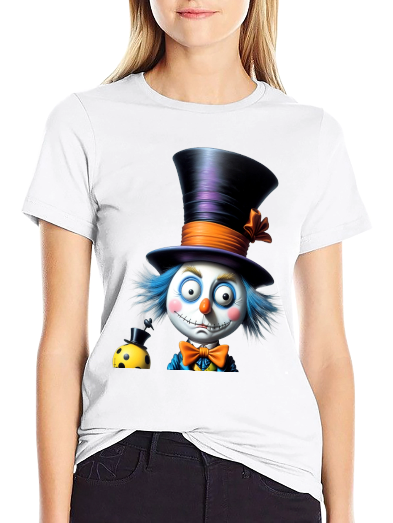 Whimsical Clown T-Shirt: Fun & Unique Design
