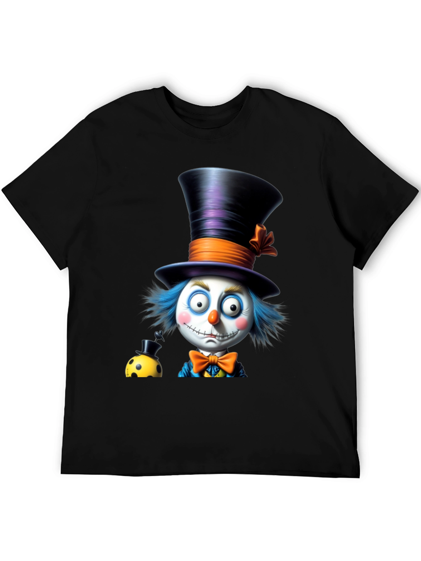 Whimsical Clown T-Shirt: Fun & Unique Design