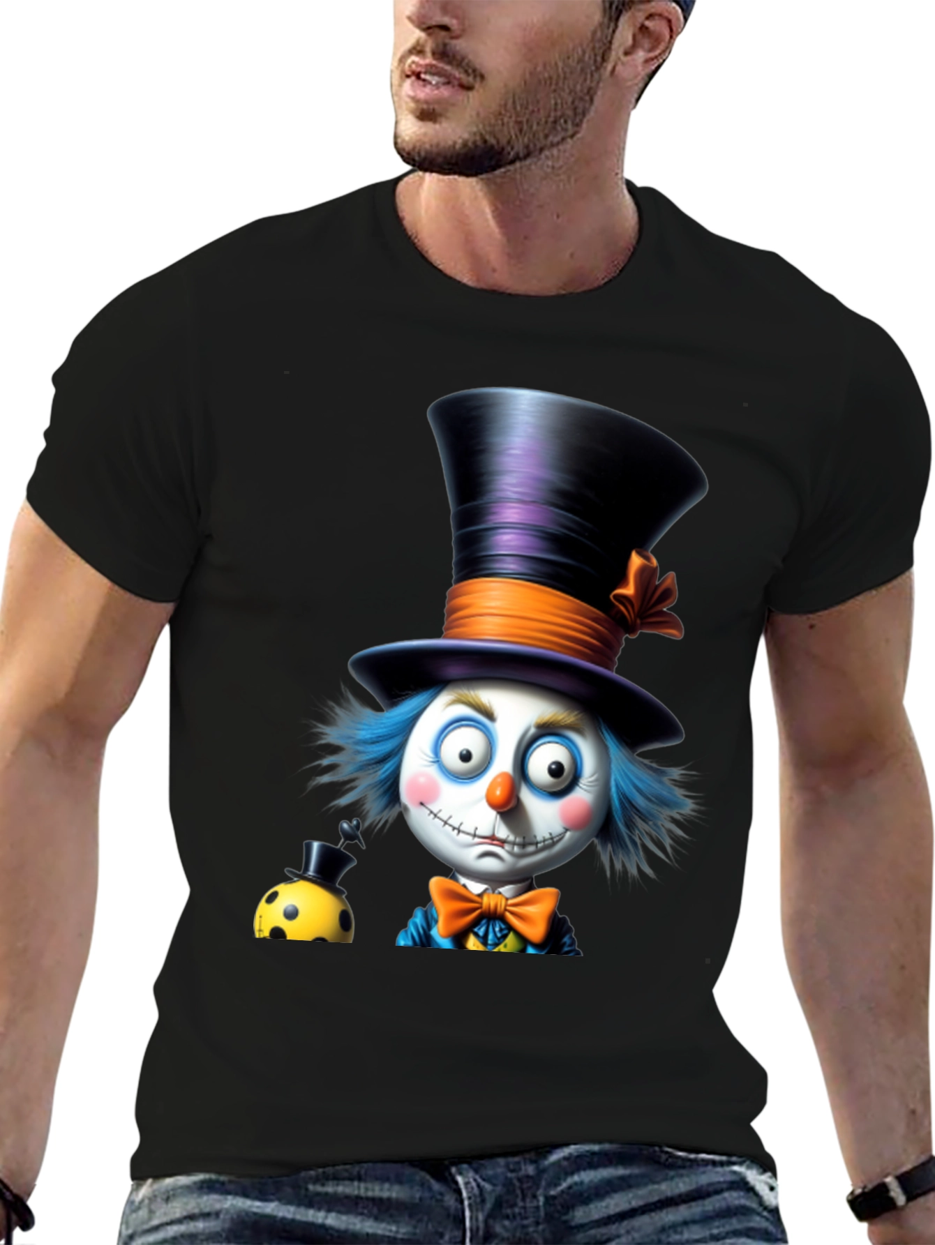 Whimsical Clown T-Shirt: Fun & Unique Design
