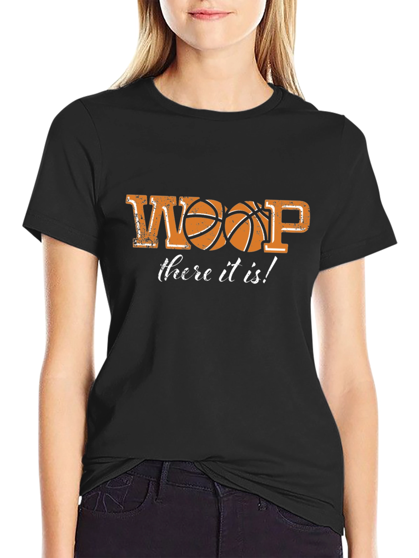 Basketball Whoop There It Is! Graphic T-Shirt