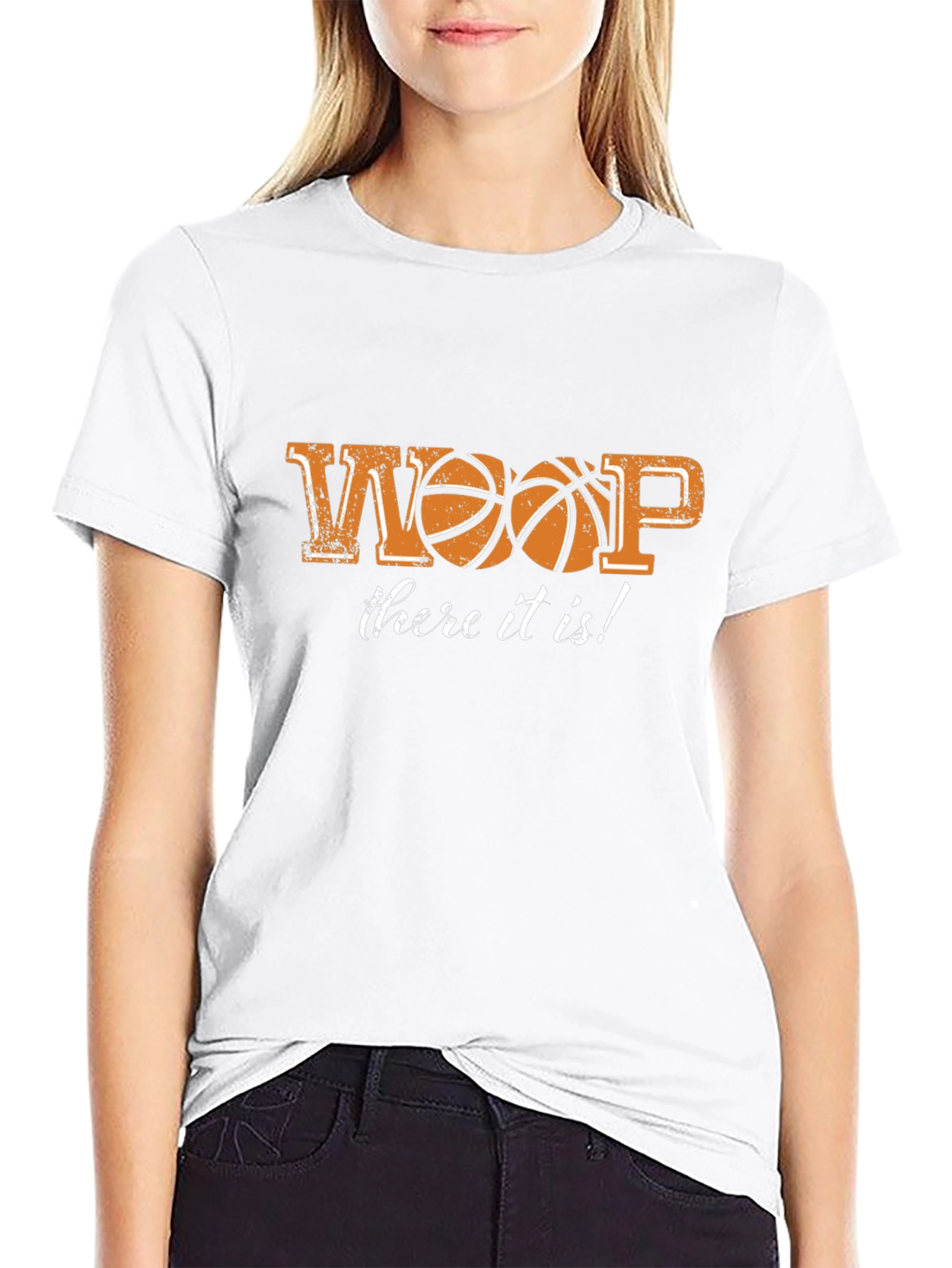 Basketball Whoop There It Is! Graphic T-Shirt