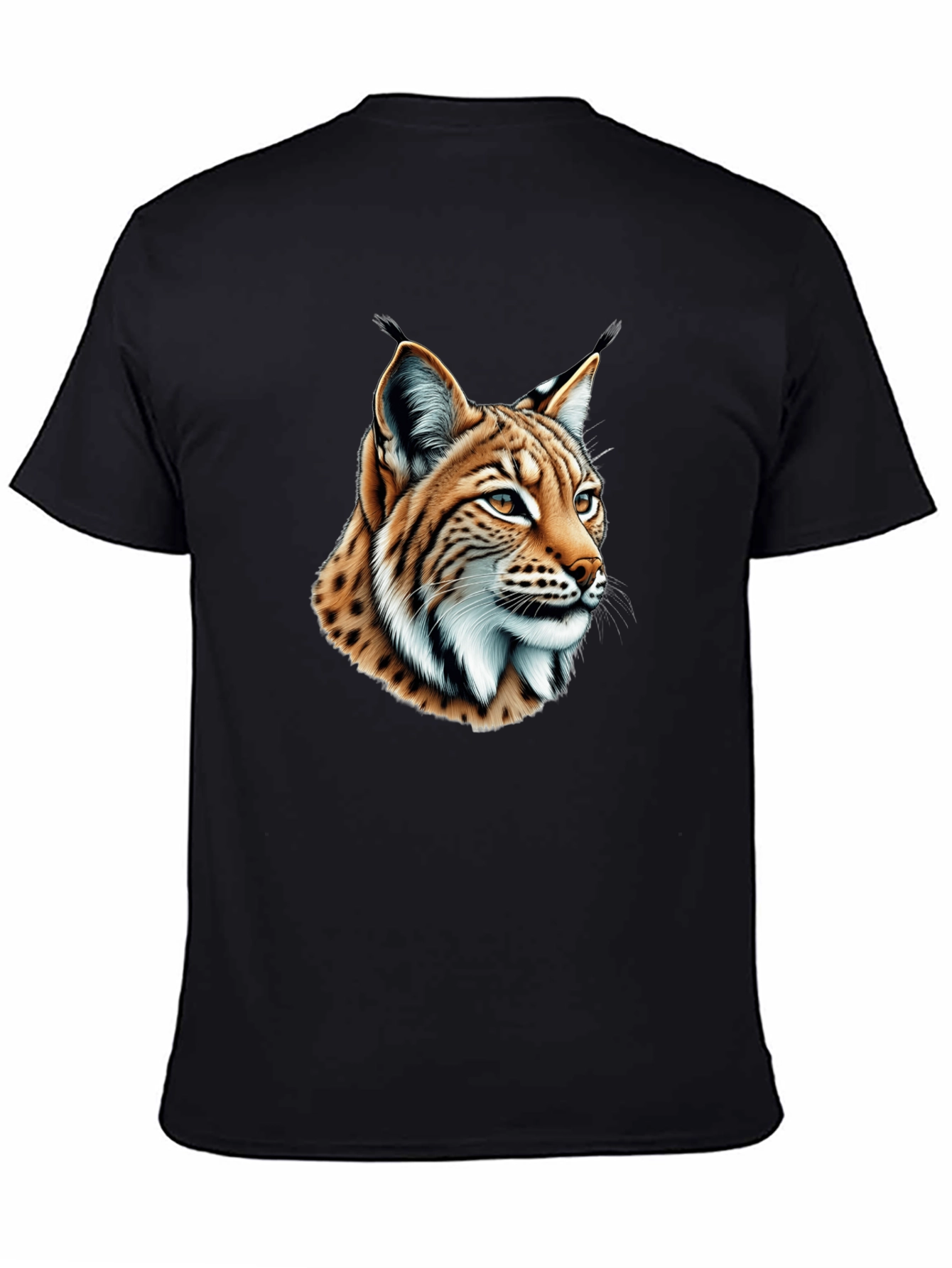 Lynx Graphic Tee - Stylish Black T-Shirt