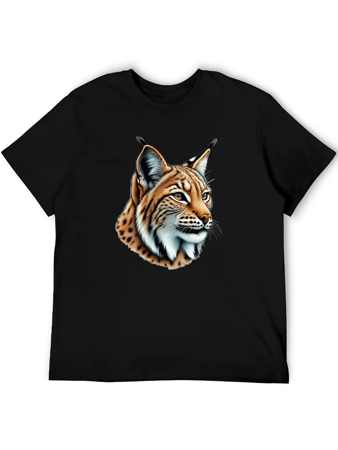 Lynx Graphic Tee - Stylish Black T-Shirt