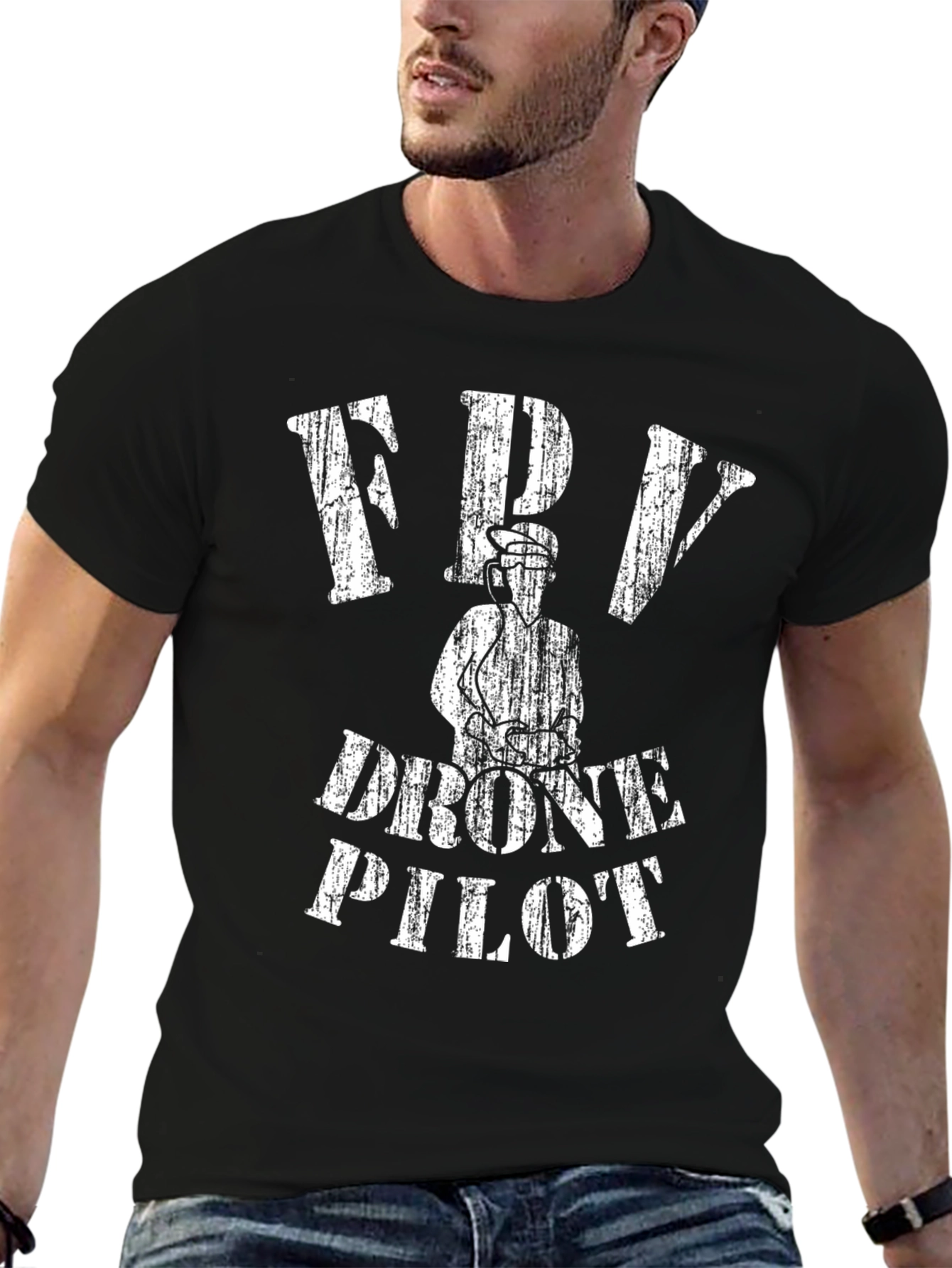 FPV Drone Pilot Graphic T-Shirt