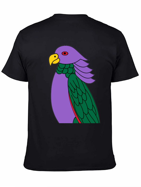 Parrot Graphic Tee - Unique Bird Design