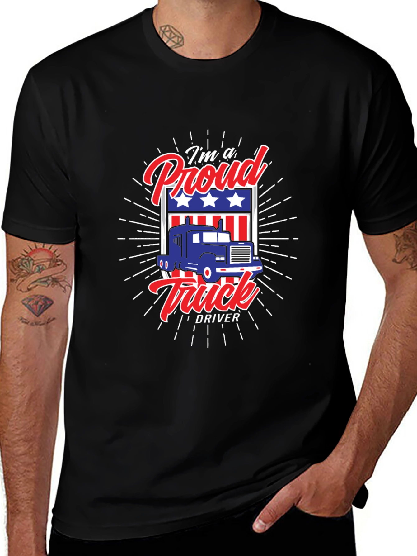 Proud Truck Driver Graphic Tee