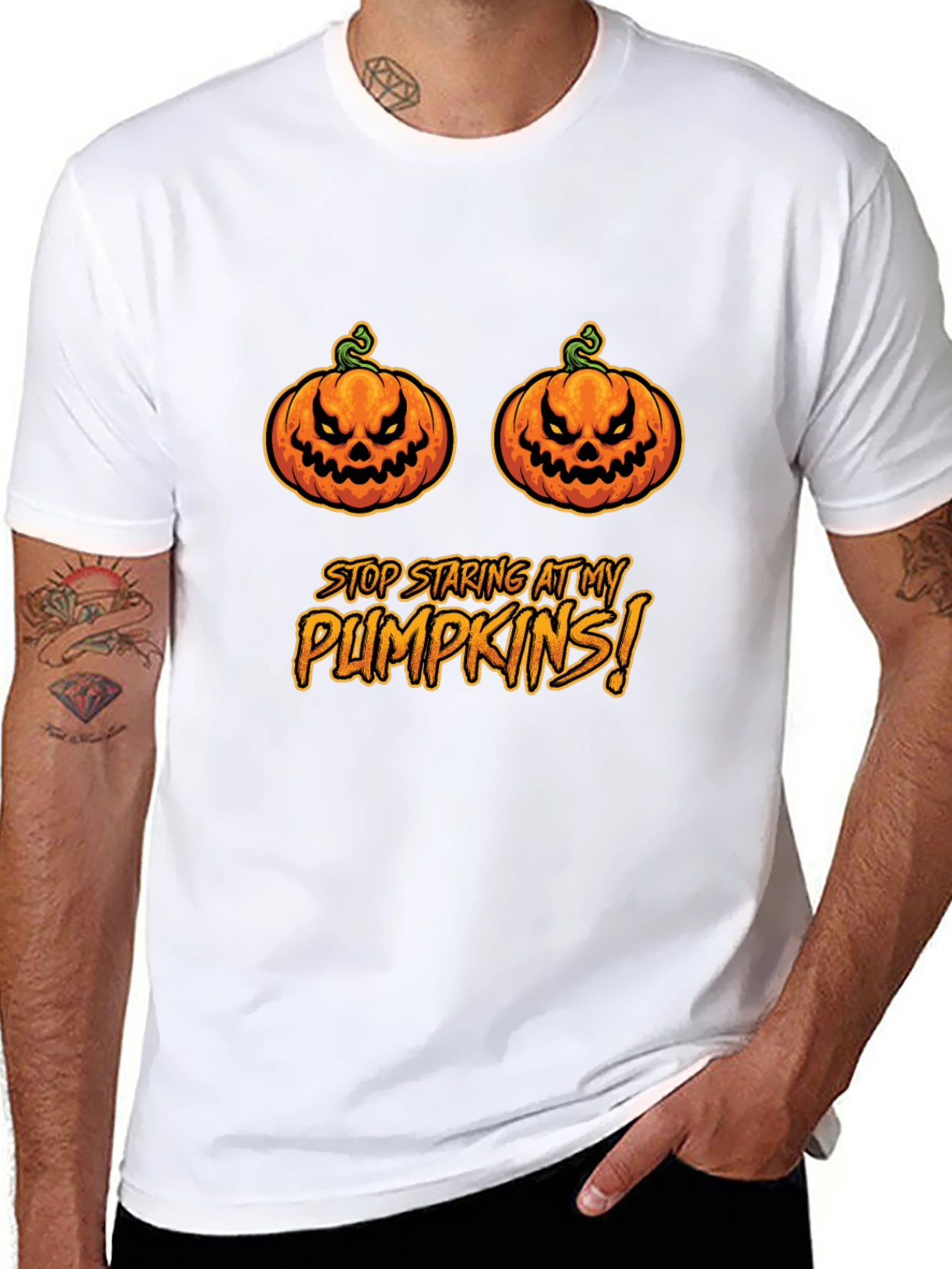 Funny Halloween Pumpkin T-Shirt