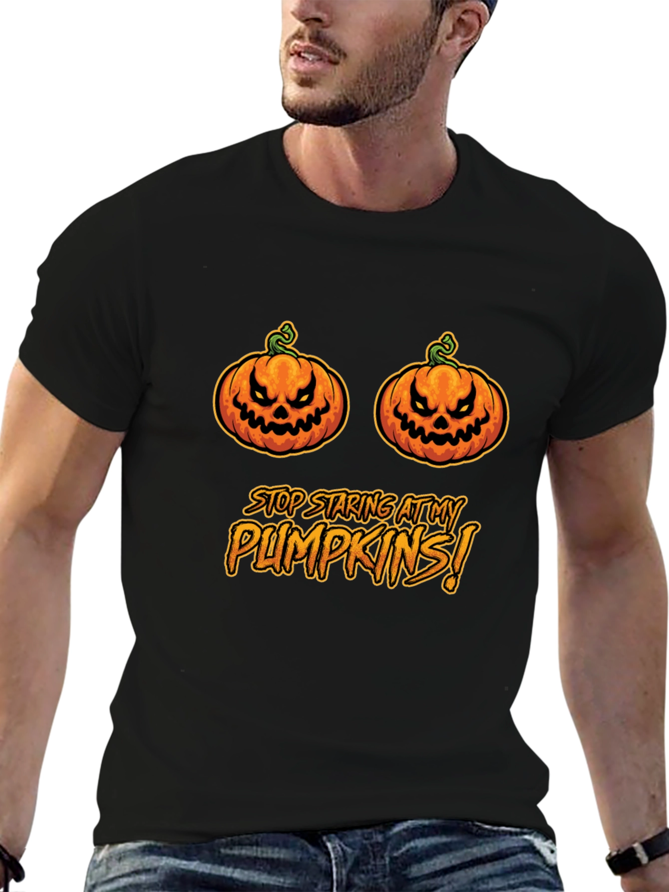 Funny Halloween Pumpkin T-Shirt