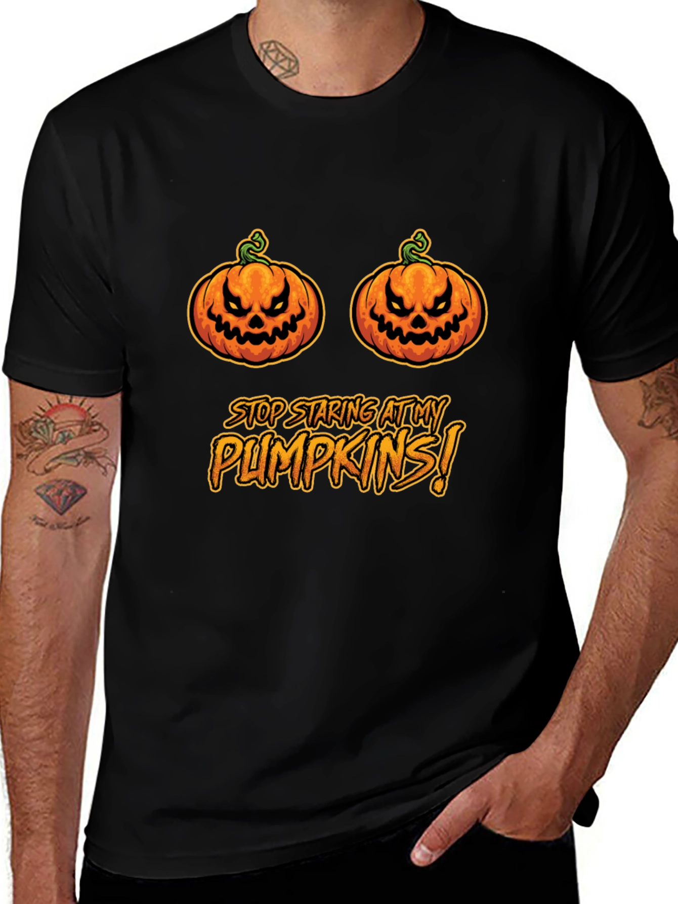 Funny Halloween Pumpkin T-Shirt