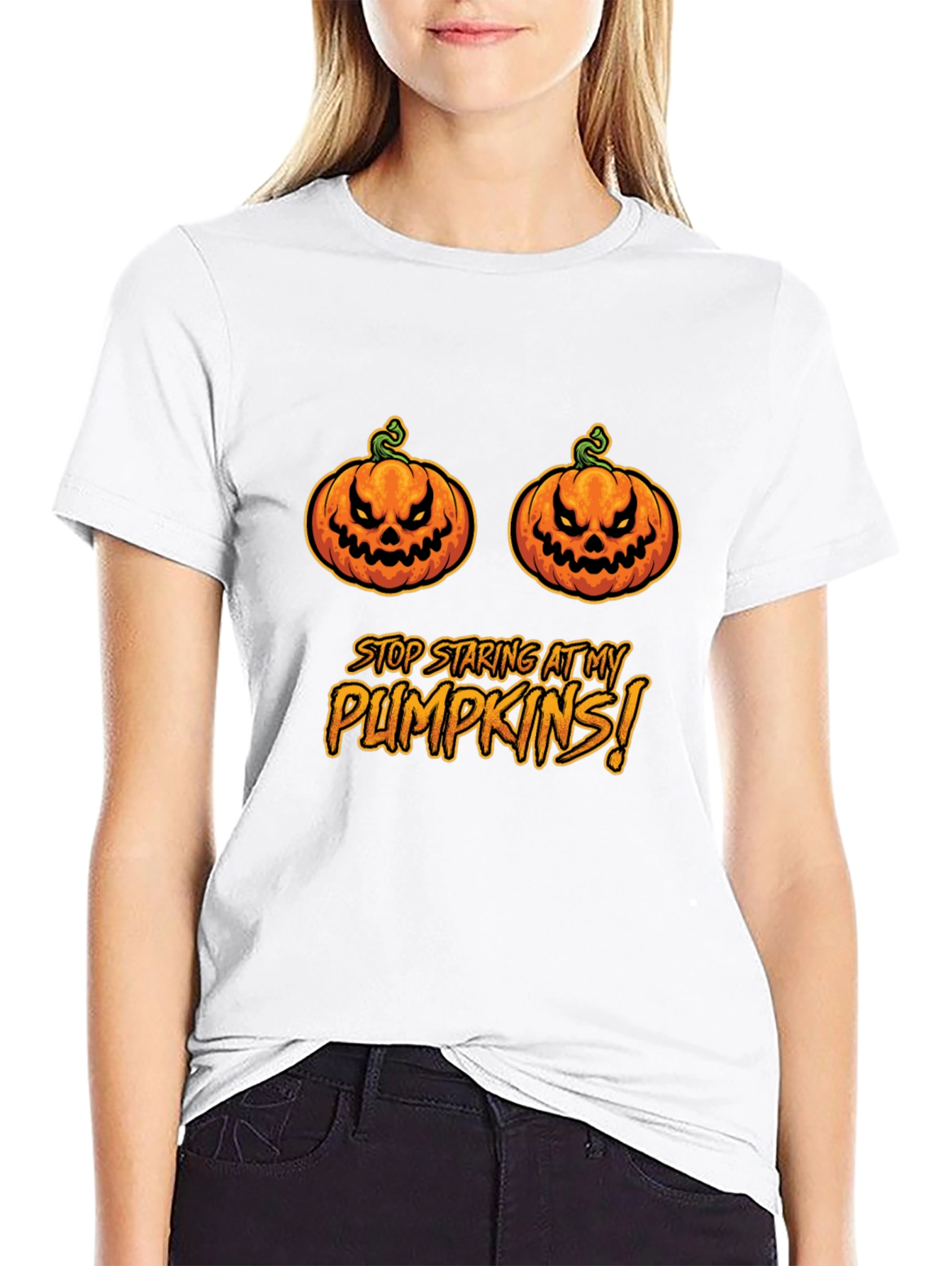 Funny Halloween Pumpkin T-Shirt