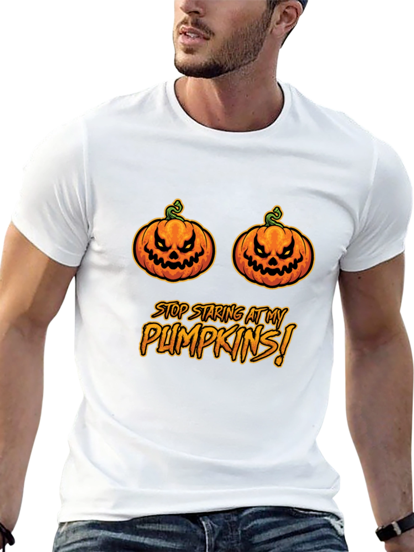 Funny Halloween Pumpkin T-Shirt