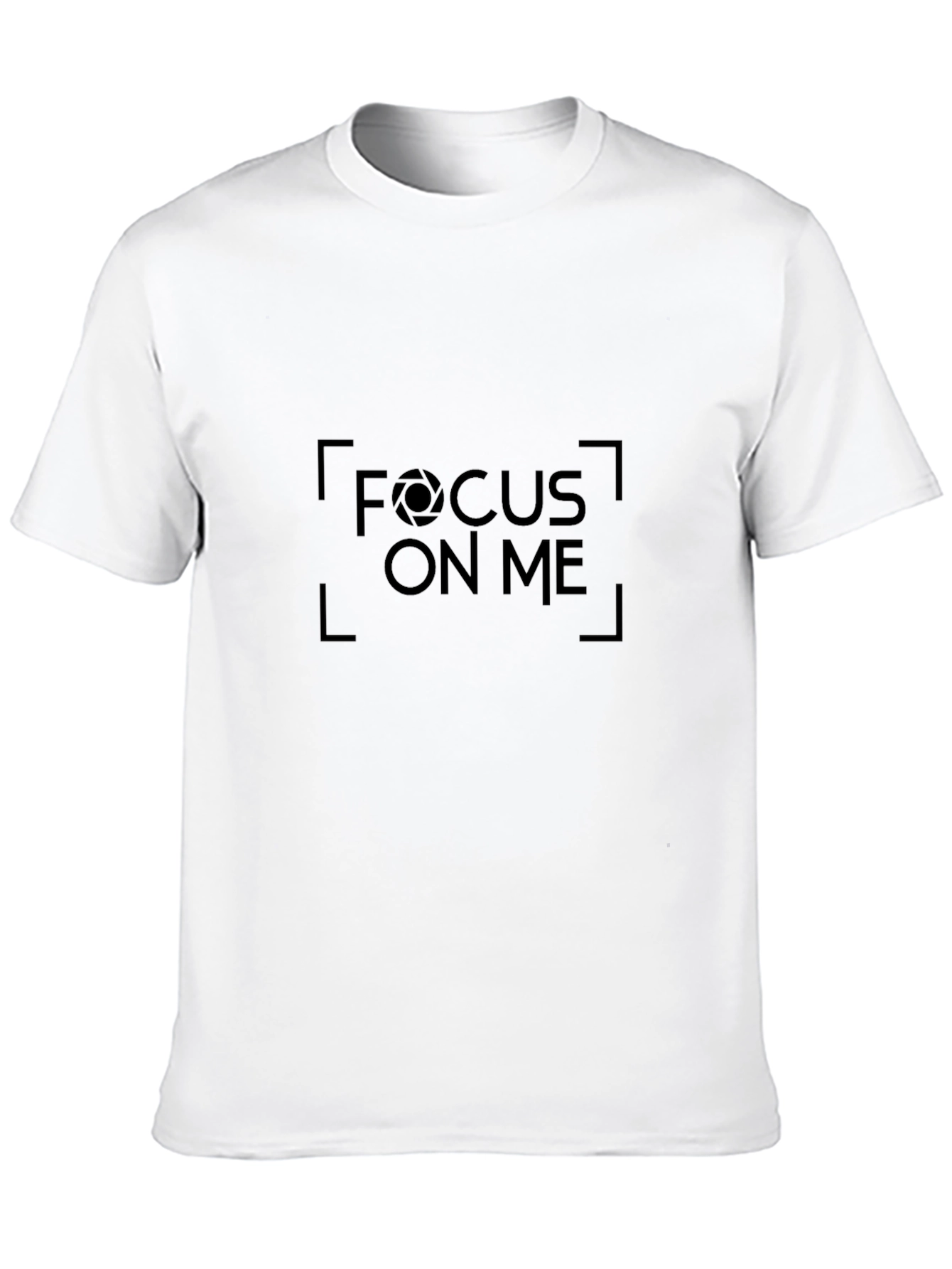 Focus On Me Black Graphic Tee