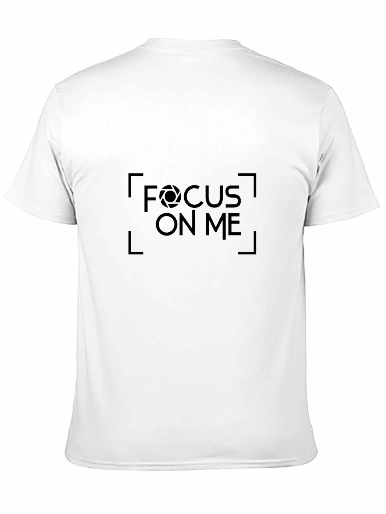 Focus On Me Black Graphic Tee