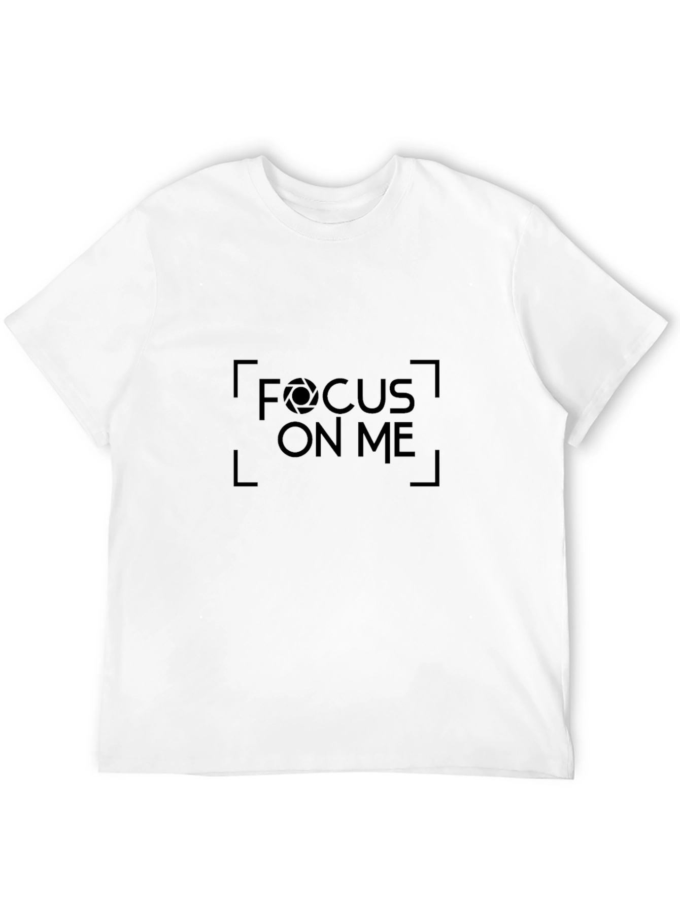 Focus On Me Black Graphic Tee