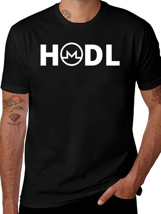 HODL Monero Crypto T-Shirt - Black