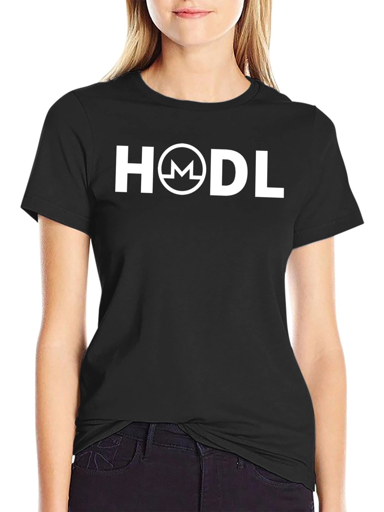 HODL Monero Crypto T-Shirt - Black