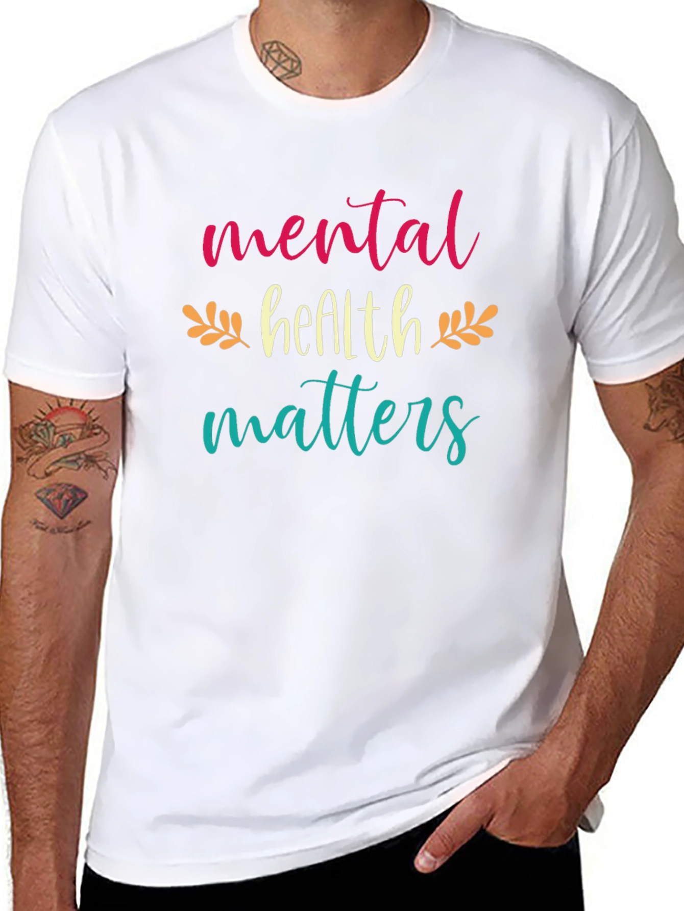 Mental Health Matters Graphic Tee - Black