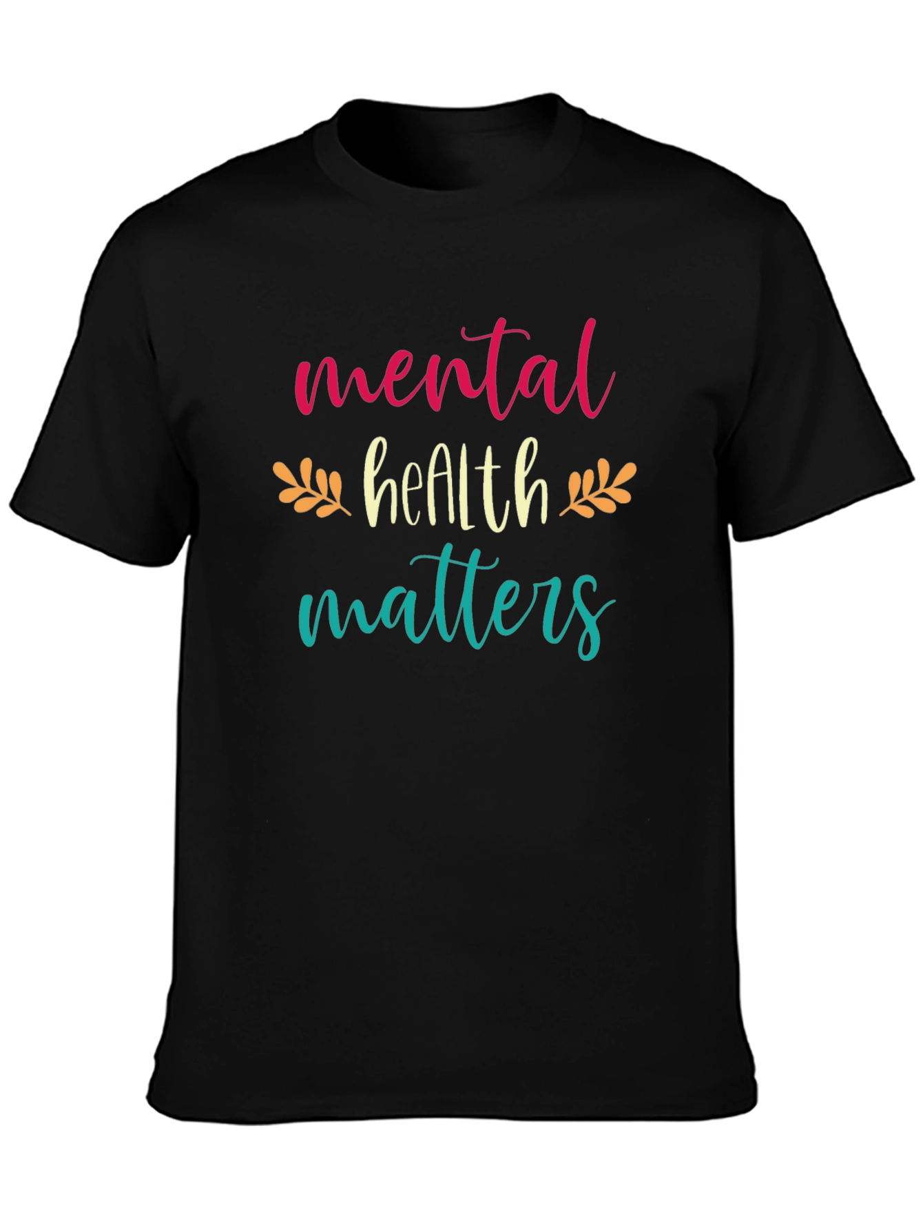 Mental Health Matters Graphic Tee - Black