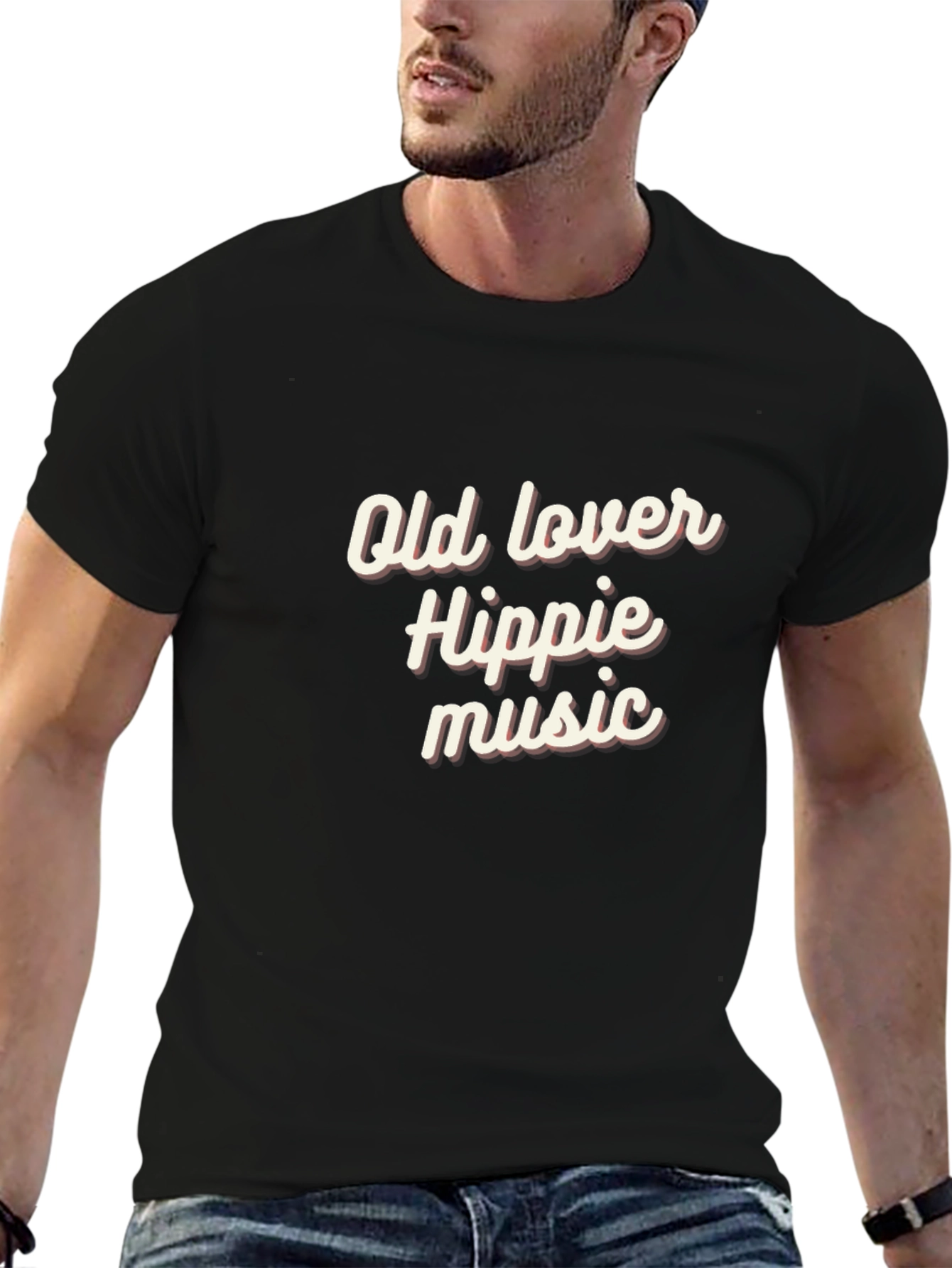 Old Lover Hippie Music Graphic T-Shirt