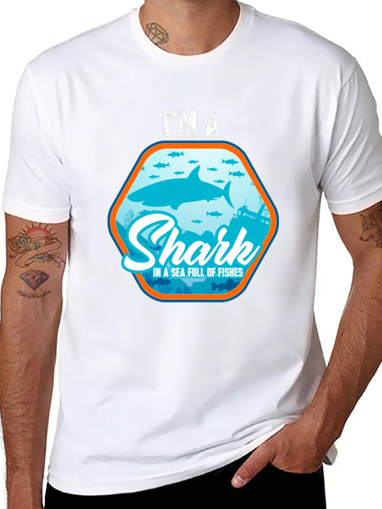 Im a Shark in a Sea of Fishes T-Shirt
