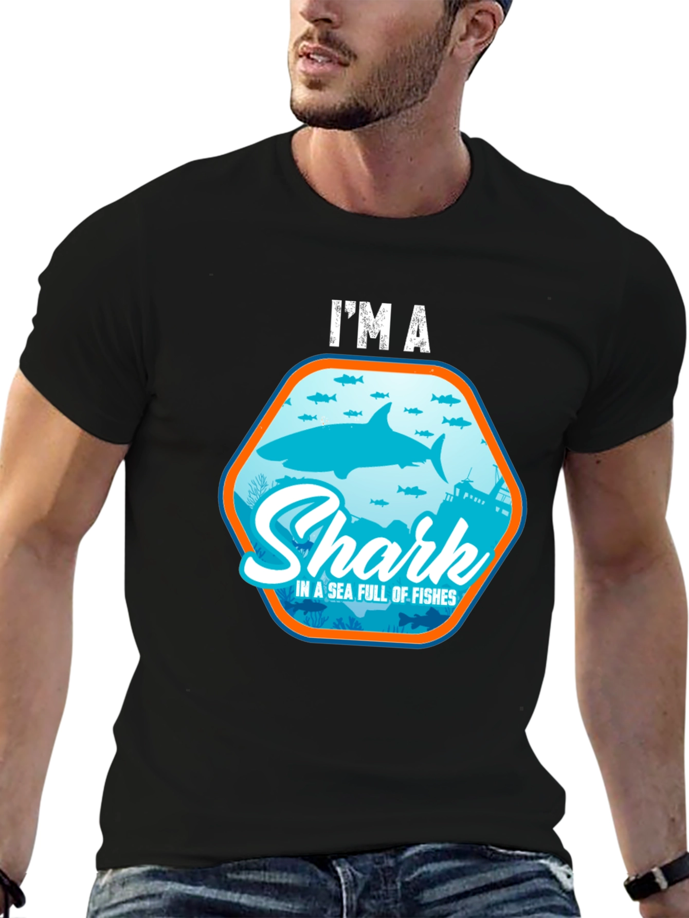 Im a Shark in a Sea of Fishes T-Shirt
