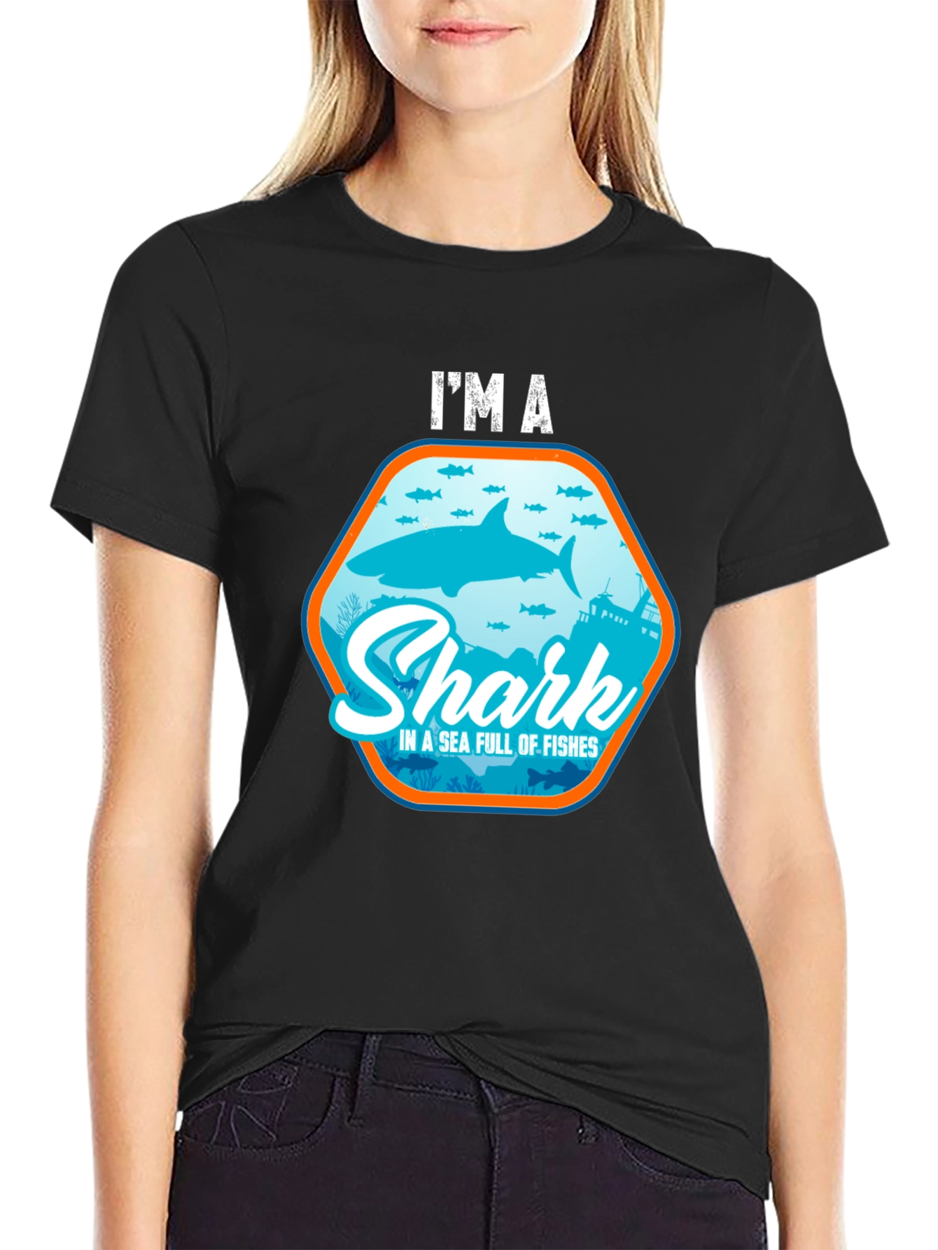 Im a Shark in a Sea of Fishes T-Shirt