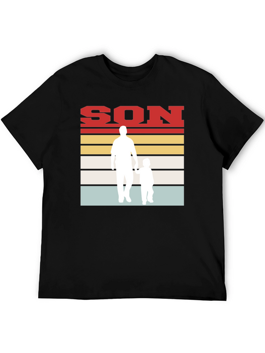 Father and Son Retro T-Shirt