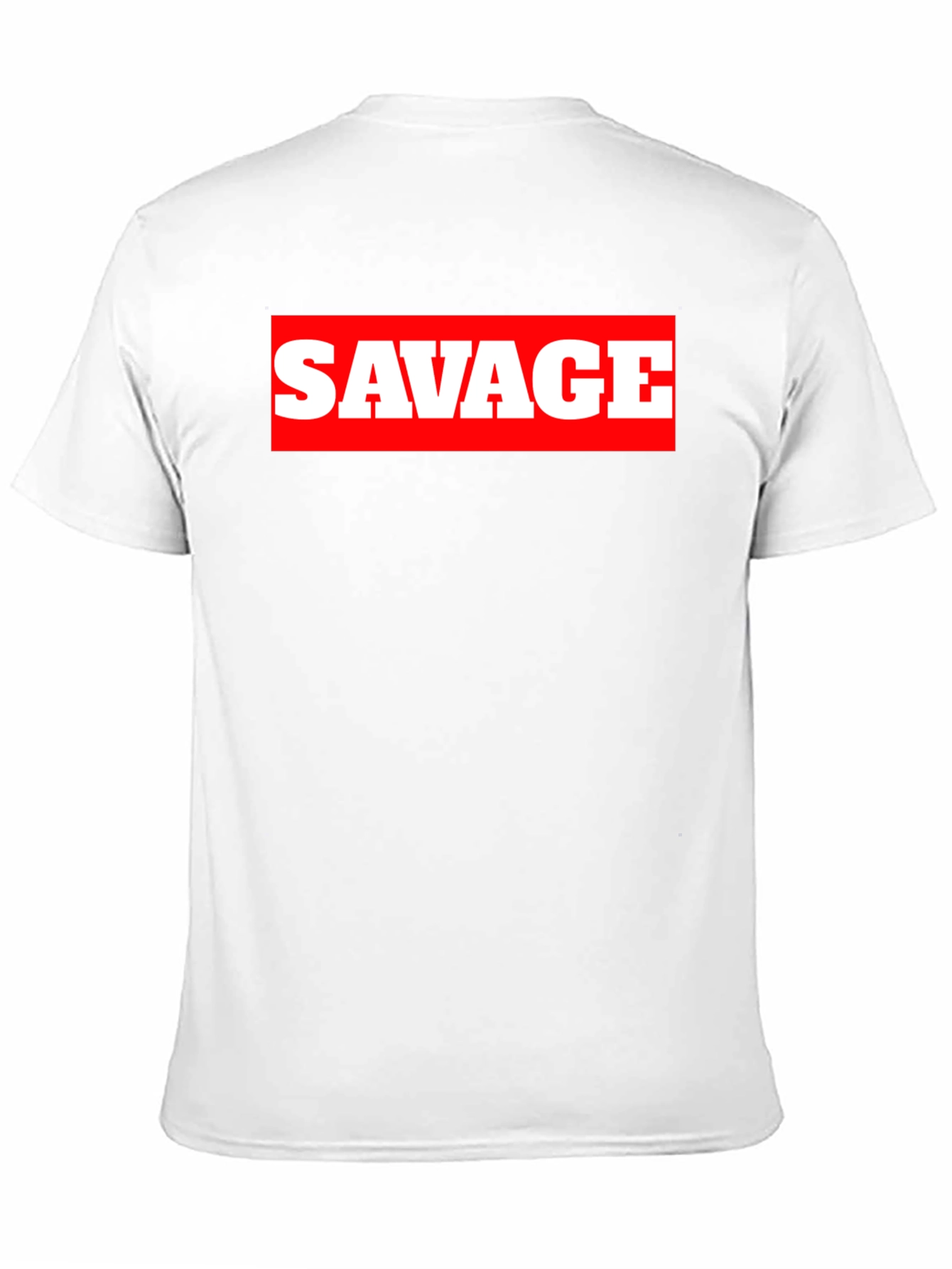 Savage Graphic Print Crew Neck T-Shirt