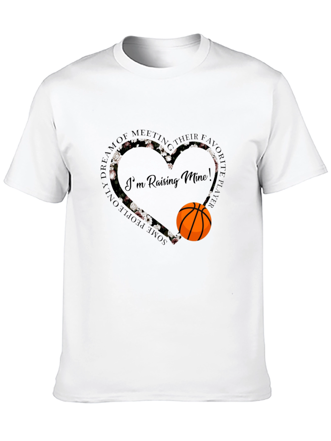 Basketball Mom Graphic Tee - Raising Mine!