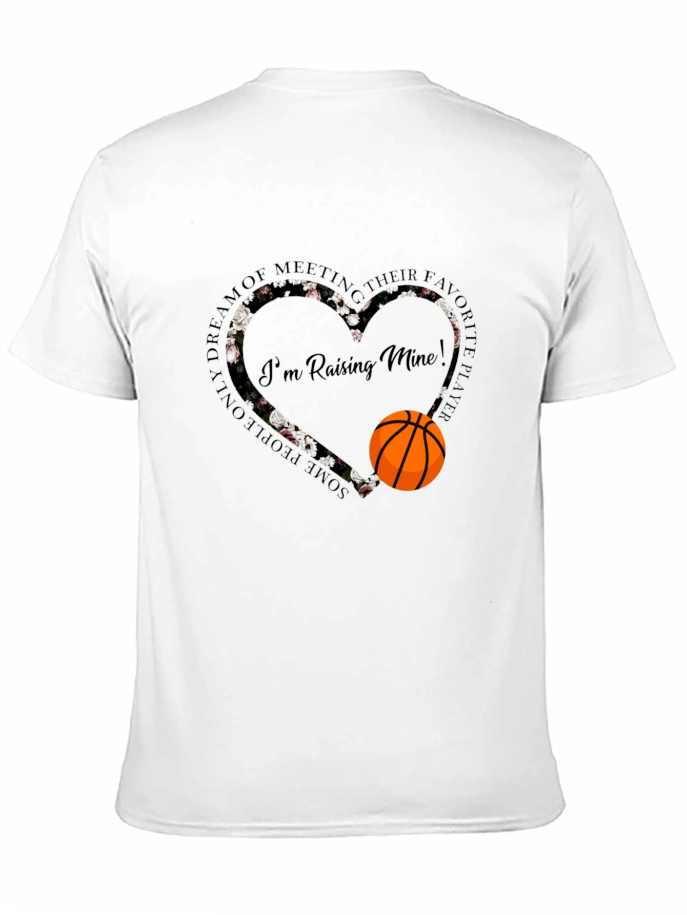 Basketball Mom Graphic Tee - Raising Mine!