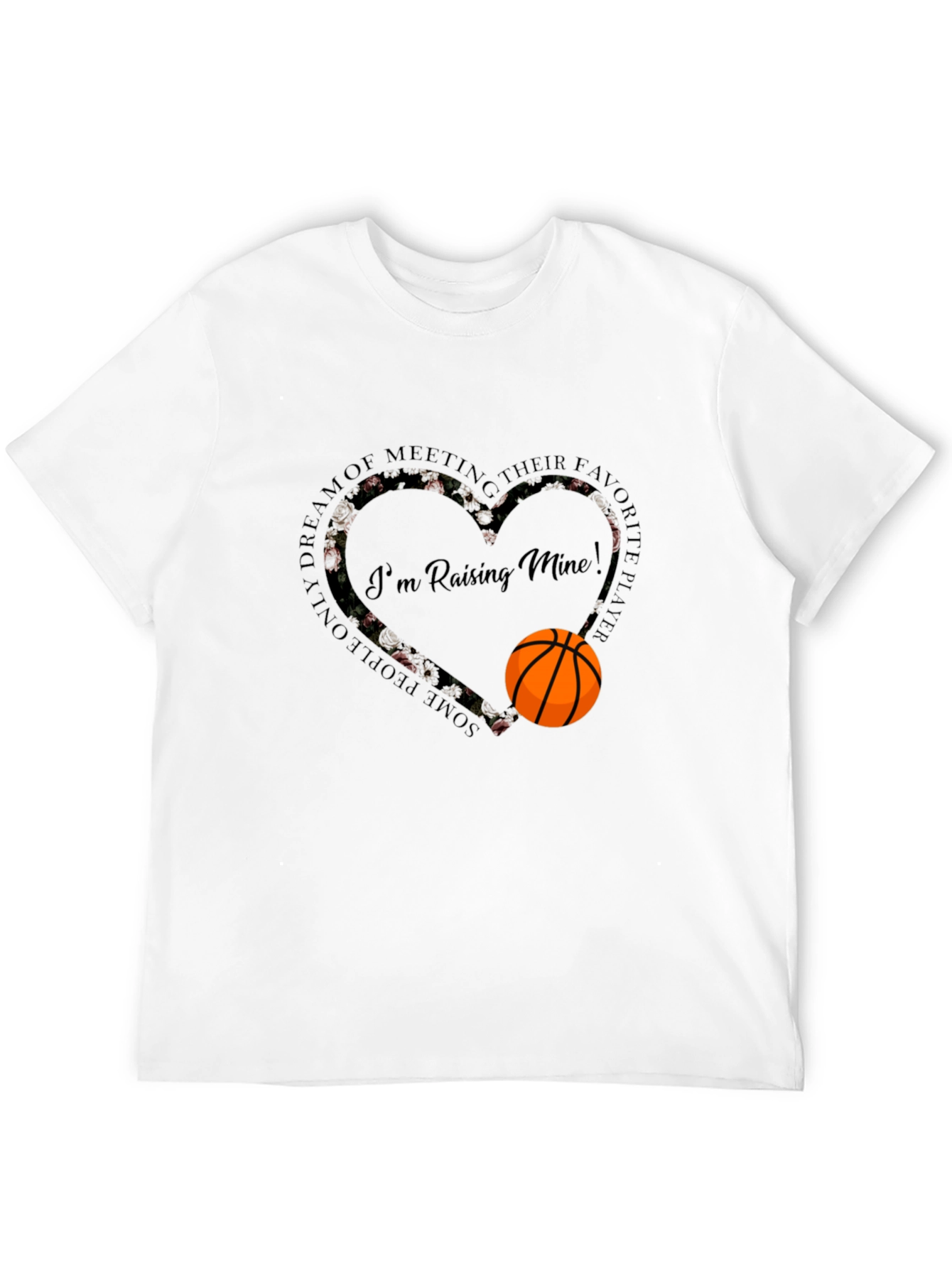 Basketball Mom Graphic Tee - Raising Mine!