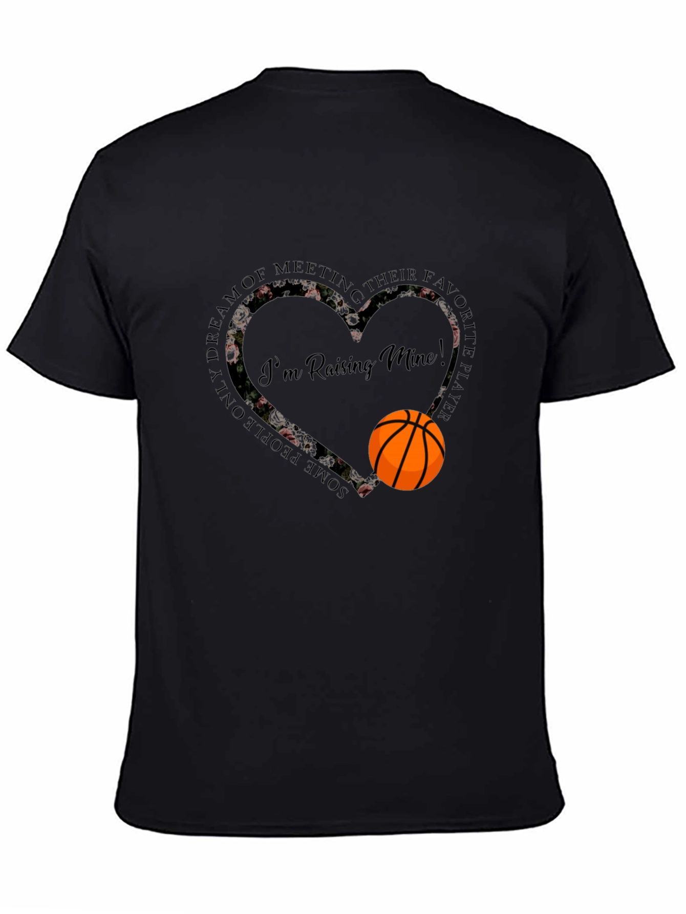 Basketball Mom Graphic Tee - Raising Mine!